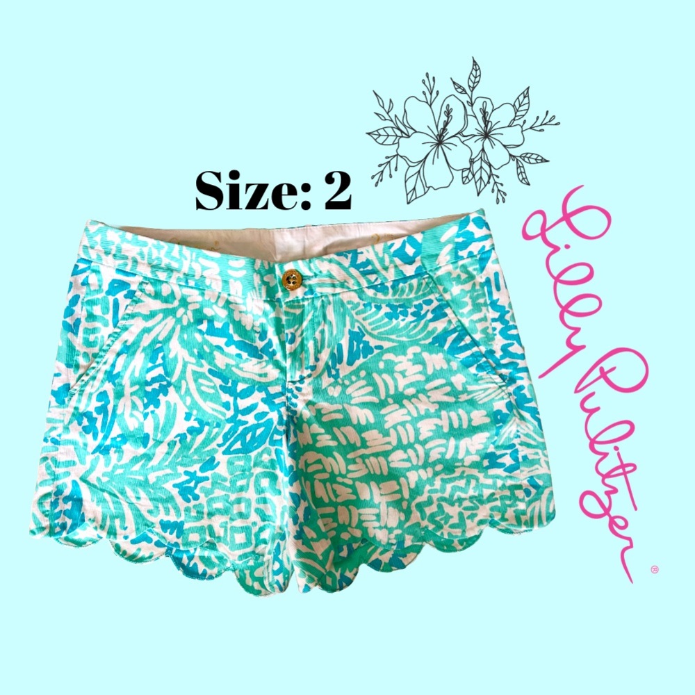 Lilly Pulitzer Size 2 “The Buttercup short” 5” inseam